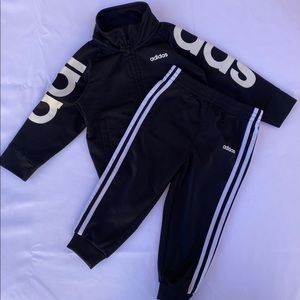 ADIDAS black track suit